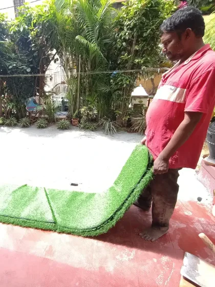 A to Z Gardening - Artificial Grass Installation How I Work: The Installation Process photo 13