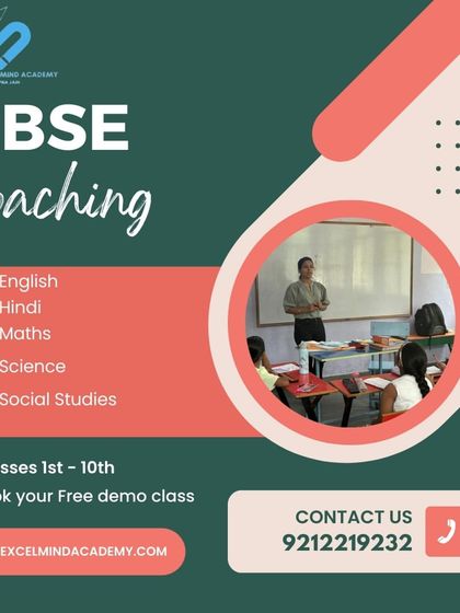 Our CBSE coaching for classes 1st to 10th covers English, Hindi, Maths, Science, and Social Studies. Book a free demo class to see our interactive teaching methods in action.