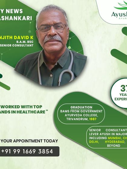 We are happy to announce that Dr. Ranjith David K, a Senior Consultant with 37 years of experience, is available at our Banashankari branch. His vast experience working with top healthcare brands across India brings a wealth of knowledge to our team.