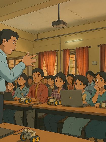 Just Robotics - K-12 STEM & Robotics Programs Imagining the Future: Our Ghibli-Inspired Bots photo 4