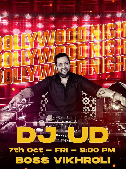A flyer for one of my "Bollywood Night" gigs at Boss Vikhroli Social. I am a regular performer at popular venues for their feature nights.