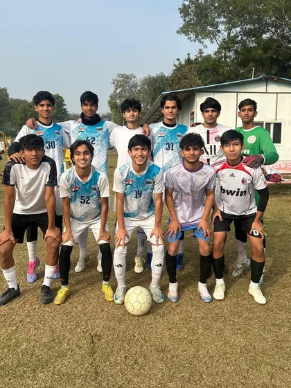 Our U-19 team after a victorious friendly match. The hard work and determination paid off.
