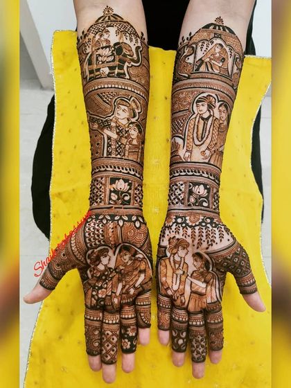 Shaik Tabassum - Destination Wedding Mehendi Storytelling Mehendi: Your Love Story on Your Hands photo 30