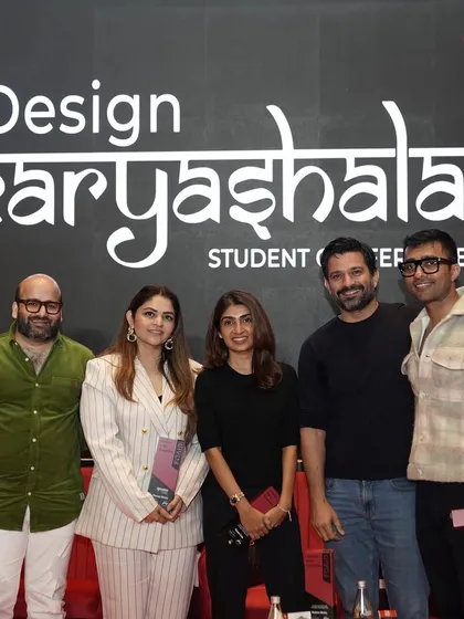 A group photo from the Design Karyashala student conference at FOAID. Mentoring the next generation of architects and designers is a responsibility I take very seriously.
