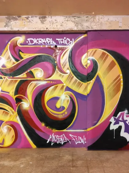 The full Masala Flow piece from Malaysia. It's all about finding that balance between my Indian roots and the global language of graffiti.