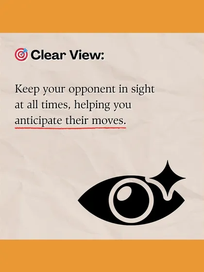 A backhand serve to your opponent's backhand gives you a clear view of their every move. This allows you to anticipate their return and immediately take control of the T.