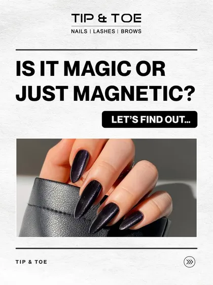 Is it magic or just magnetic? A look at cat-eye nails, a special magnetic polish that creates a shifting, gemstone-like glow.