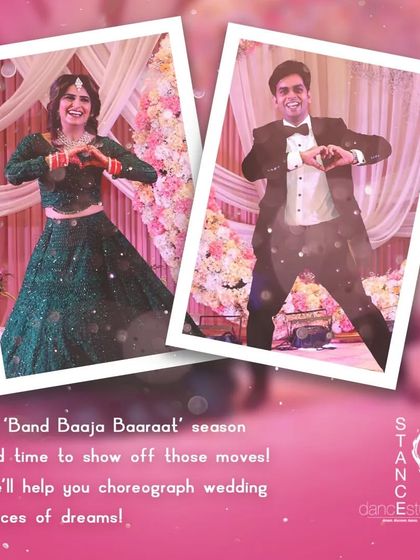 It's 'Band Baaja Baaraat' season, and we are here to help you shine. We choreograph dream wedding dances that capture the heart of your celebration.