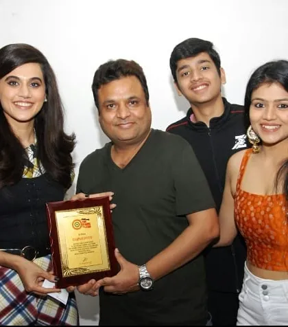 We were happy to present a memento to actress Taapsee Pannu for her incredible work in 'Saand Ki Aankh' and for promoting shooting as a sport.