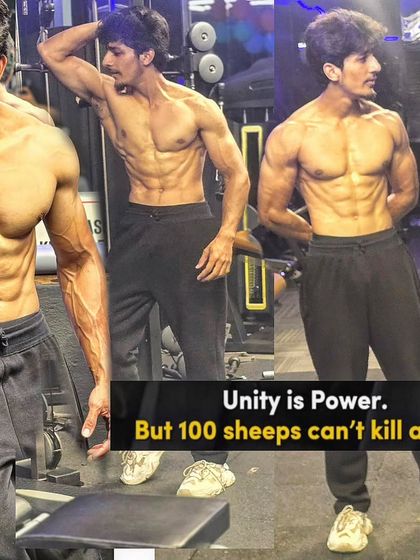 Unity is power, but a hundred sheep can't kill a lion. I train my students to be lions, strong and self-reliant.