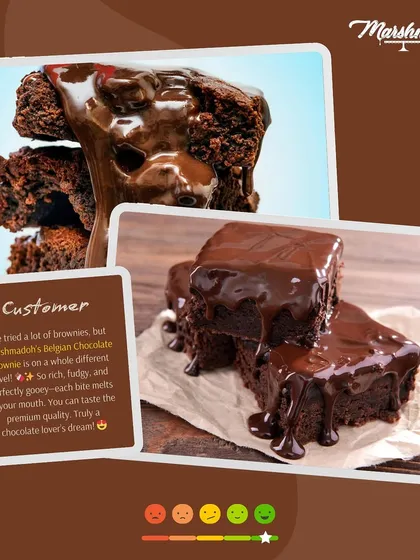 "Truly a chocolate lover's dream!" This customer felt my Belgian Chocolate Brownie was on another level because you can taste the premium quality in every fudgy bite.