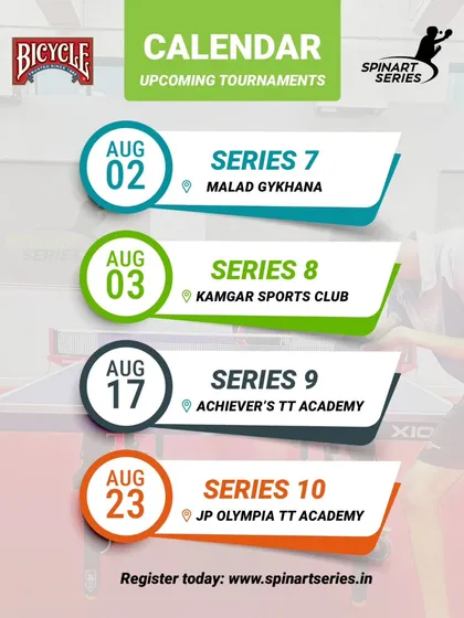 We are bringing the competition to you. Here is our upcoming tournament calendar with events happening at top academies across Mumbai and Thane. Find a location near you and register to play.