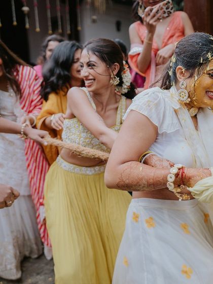 The Tales of Tradition - Wedding Planning & Design Sun-Kissed Haldi Ceremonies photo 91