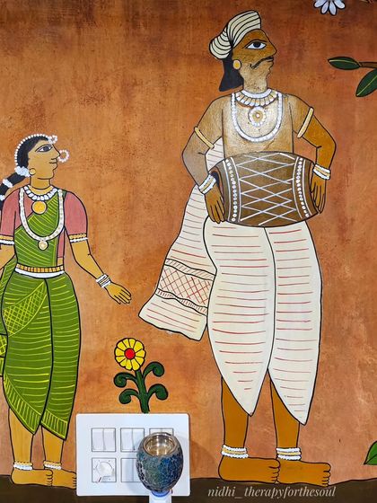 Nidhi - Custom Wall Murals Cheriyal Folk Art: Stories on Your Walls photo 10