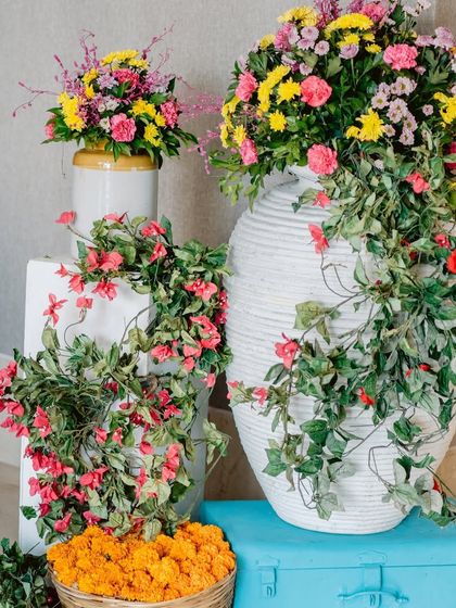 Vibrant Haldi & Mehendi Celebrations photo 70