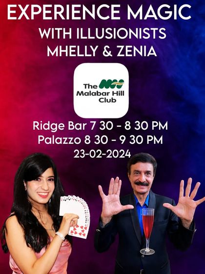 Experience magic with us at The Malabar Hill Club. We love our residency here and the chance to perform for such a wonderful audience.