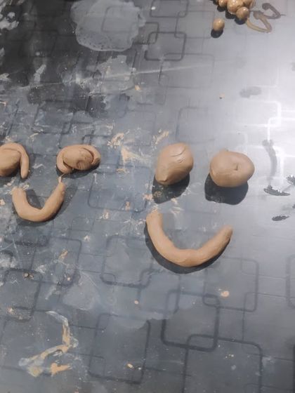 So much emotion conveyed in the simplest forms. This expressive piece was made by a 9-year-old on the spectrum, demonstrating how clay can be a powerful tool for non-verbal communication.