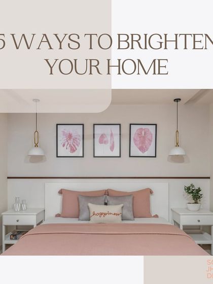 Feeling like your home is dull or uninspiring? Here are five ways to brighten your space, from maximizing natural light to decluttering and using a lighter color palette.