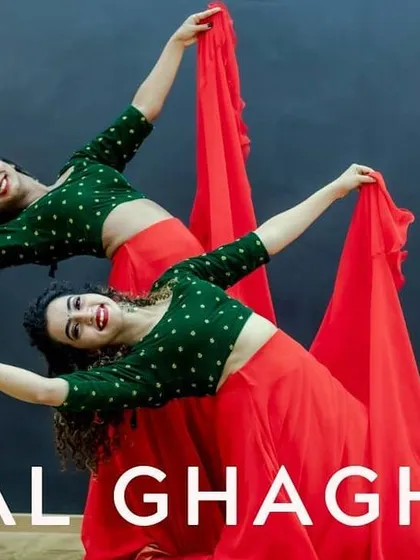 The official poster for our 'Laal Ghaghra' dance video. We can create similar high-energy Bollywood item numbers for any celebration that needs a dose of glamour and fun.