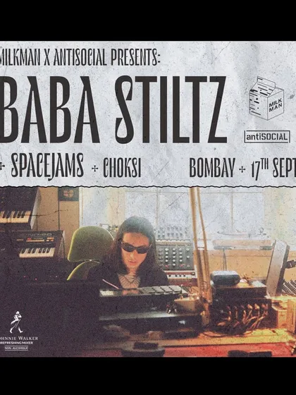 The poster for my debut gig for Milkman, opening for Baba Stiltz at Antisocial. It was an honor to be on the lineup with such a respected artist.