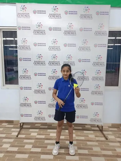 Our student Jaya Yadav from Shiksha Shikhar, selected for the U-11 Girls singles Indore District team.