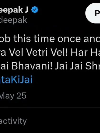 A call to action. This is about finishing the job of civilizational reclamation, once and for all. The war cries are a reminder of the Kshatra spirit required to protect Dharma.