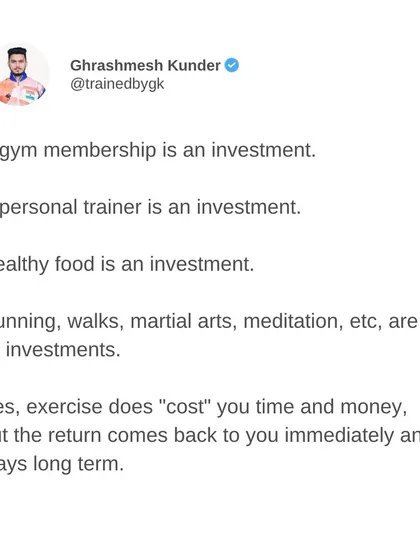 My philosophy is simple: investing in your health through fitness, martial arts, and healthy habits is the best investment you can ever make.