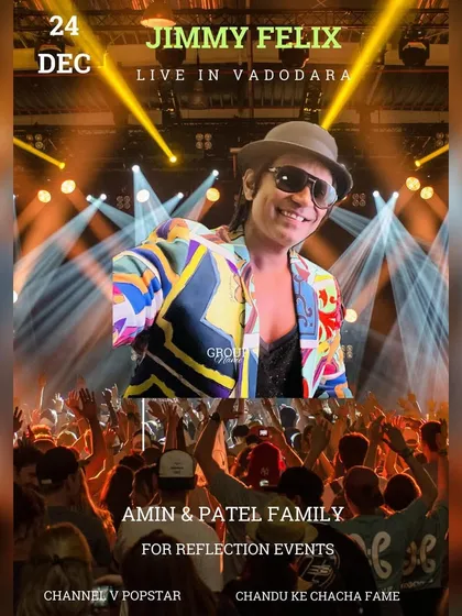 Bringing in Christmas with a performance for the Amin and Patel families in Vadodara.