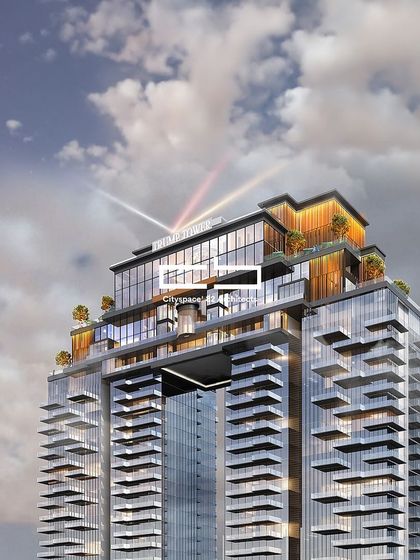 This innovative residential tower stands out with its large glazings and staggered balconies, contributing to an iconic aesthetic that defines the city skyline. The design seamlessly blends modern architecture with a touch of nature.