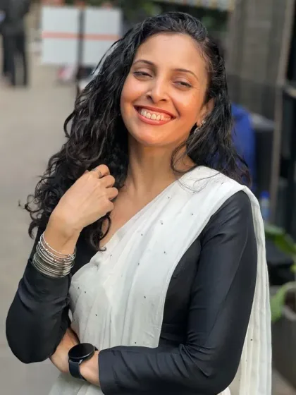 I believe style should be practical, even when it's a statement. For a busy day running backstage at Prithvi Theatre, I stitched the pleats of my saree so I could move freely without fussing, proving that traditional wear can absolutely be a power suit.