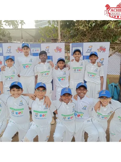 The U-14 team in their MI Junior tournament kits, a proud moment for the players.