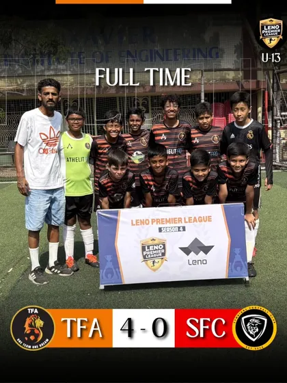 A fantastic 4-0 win for our U13 team against Symbians Football Club in the Leno Premier League.