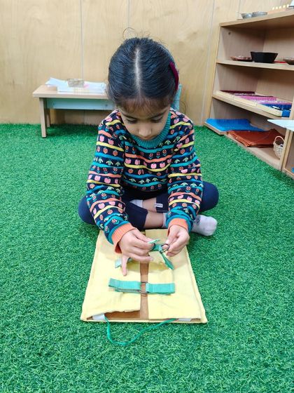 Nivriti Montessori - Day Care Services Practical Life Skills for Independence photo 14