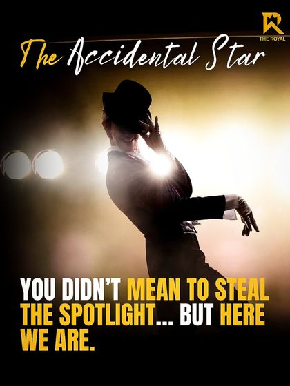 'The Accidental Star'. You didn't mean to steal the spotlight, but it happens. Our studio is the perfect place to shine.