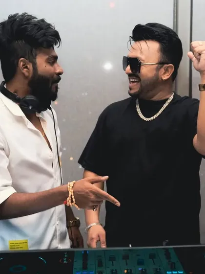 Sharing a moment with DJ Rawking in Bhopal. Same name, same profession, same hustle.