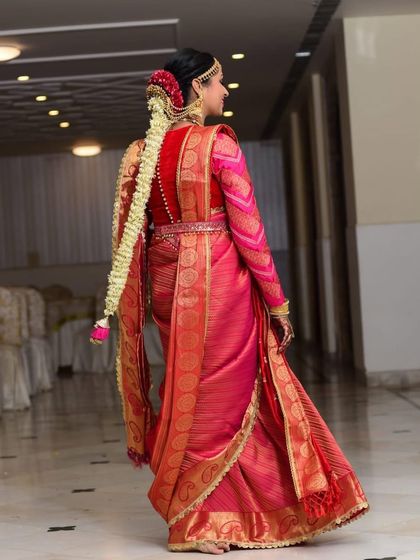 Spreading fragrance and prosperity. Such is the power of this floral braid, an iconic part of the South Indian bridal look.