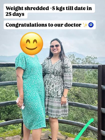 5 kgs shredded in just 25 days. Congratulations to our doctor client on her amazing progress. I will be sharing the home-based meals that made this possible soon.