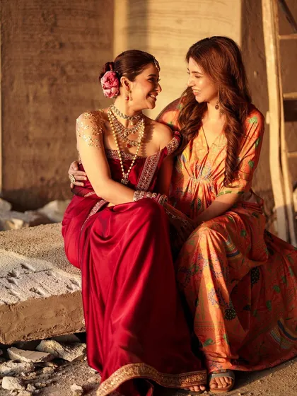 A candid, happy moment between shots with Nyra. The connection I build with my muses is what makes the final result so authentic.