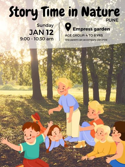 Our first story time event of the year in Pune. I love bringing our nature tales to new communities and watching them grow.