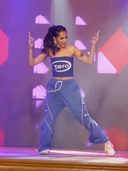 Another one of our talented solo performers owning the stage. We encourage students to develop their own personal style and confidence.