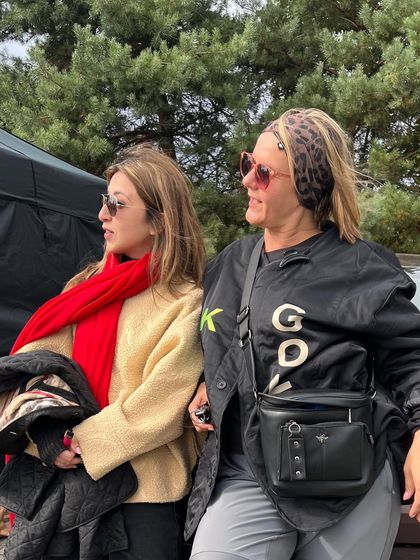 With my friend and colleague Magdalena on the set in Poland. Working with an international crew is always an amazing experience, filled with warmth and collaboration.