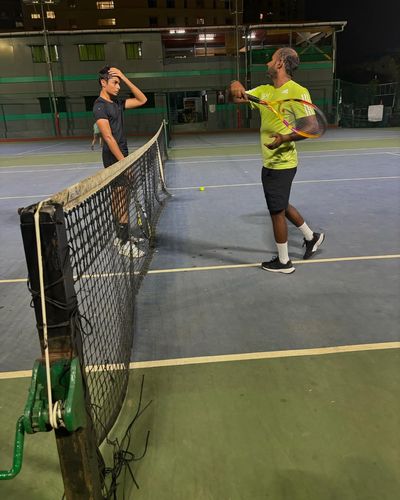Indoor Tennis Training