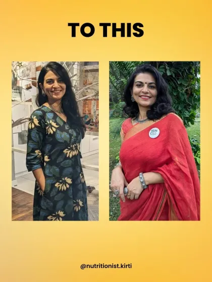 This is me now, living a life I once dreamed of. This transformation wasn't about crash diets or magic pills. It was about returning to simple, local Indian food and building habits that nourish my body and soul.