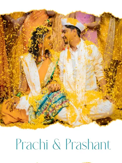 The pure, unadulterated joy of a Haldi ceremony, as a shower of marigold petals rains down on the happy couple. I focus on capturing the energy and vibrant colors of these pre-wedding rituals.