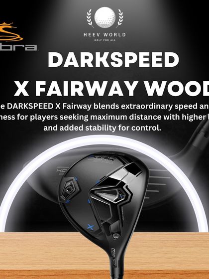 The Darkspeed X Fairway Wood blends extraordinary speed and forgiveness for players seeking maximum distance with higher launch.