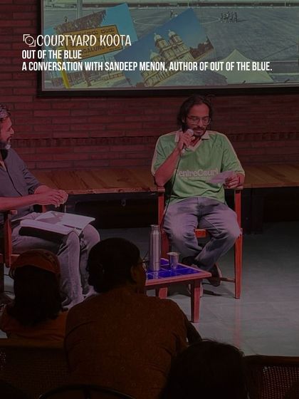 Author Sandeep Menon in conversation about his book "Out of the Blue," which chronicles the ten year journey of Bengaluru FC. This session was a deep dive into the stories, struggles, and triumphs that built one of India's most beloved football clubs.