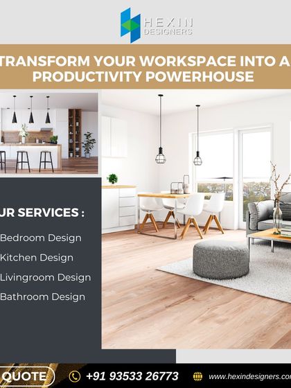 Hexin Designers - Interior Design & Renovation (Residential & Commercial) Productive Office & Commercial Spaces photo 6