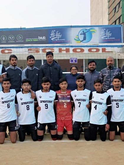 Team Delhi, composed of our academy players, at the 44th Sub-Junior National Championship hosted at our home ground, Laxmi Public School.