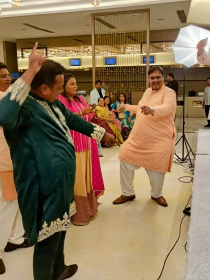 Pure, uninhibited fun on the dance floor. I make sure the music and vibe encourage everyone to join in and celebrate the happy couple with full enthusiasm.