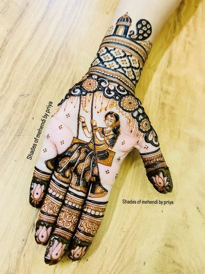 Custom Portrait & Figure Mehendi photo 10